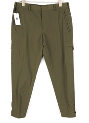 PT TORINO Gamma Mens Trousers 50 Khaki Stretchy Zip Fly Pockets Slim Cargo