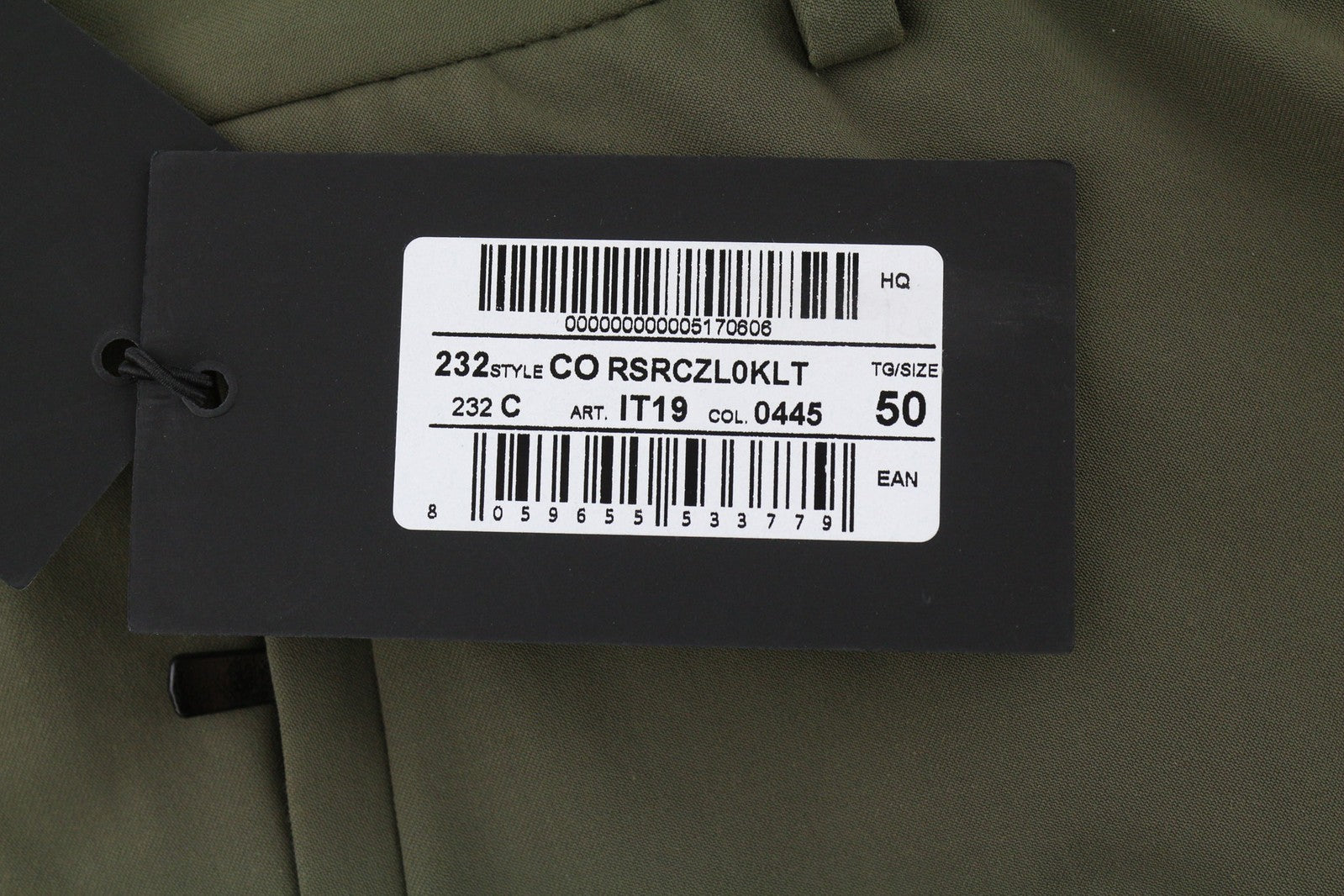 PT TORINO Gamma Mens Trousers 50 Khaki Stretchy Zip Fly Pockets Slim Cargo