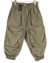 DIESEL P-Troppery Women Trousers S Capri Cargo Patch Pockets Green RRP€195