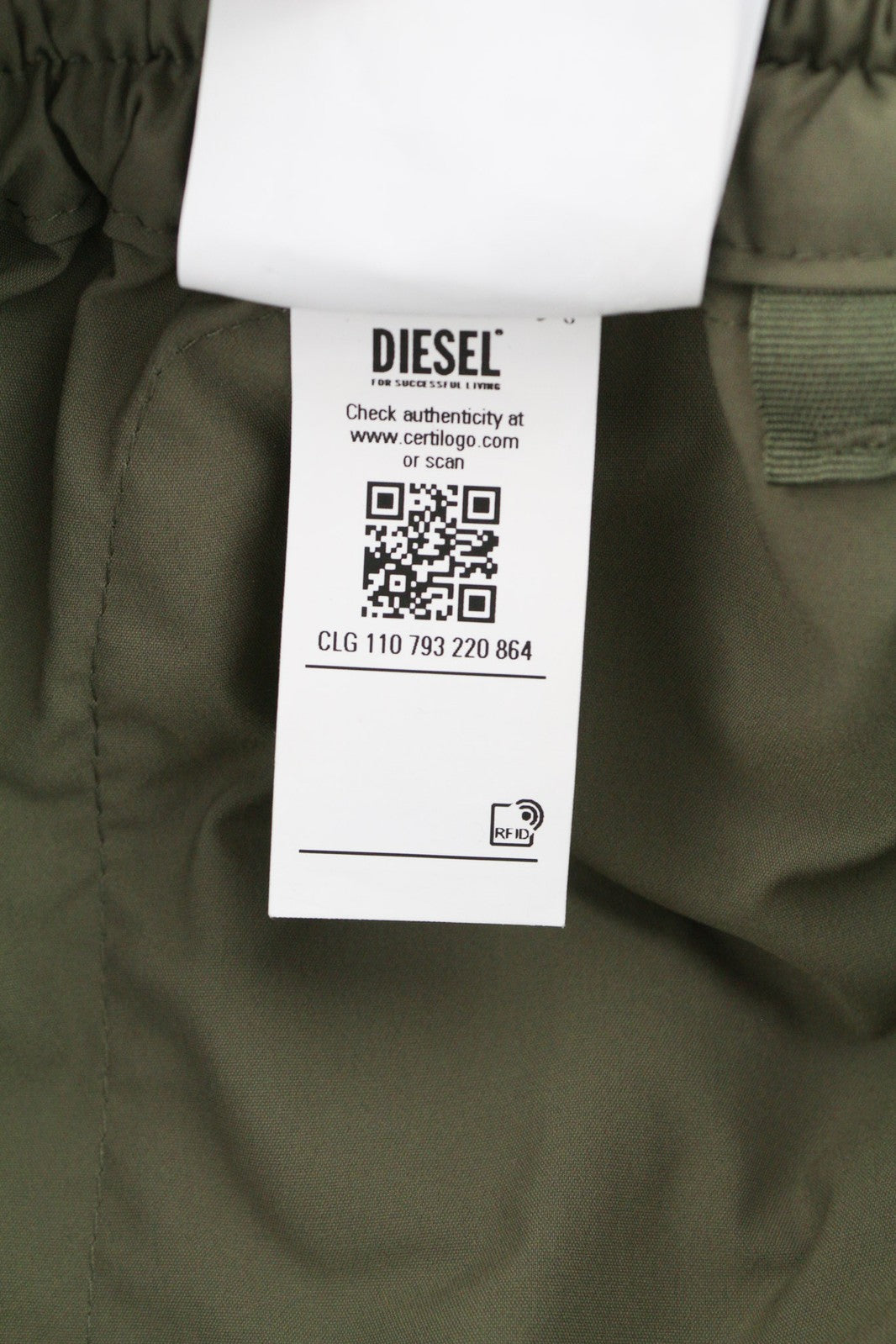 DIESEL P-Troppery Women Trousers S Capri Cargo Patch Pockets Green RRP€195