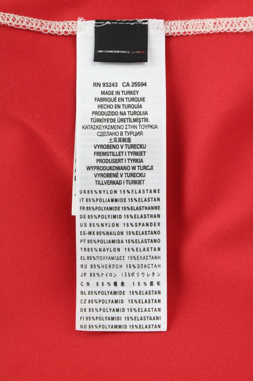 DIESEL D-Maxat-LS Womens Dress S Red Long Sleeve Crew Collar Mini RRP€175