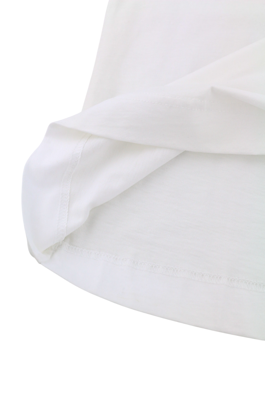 DIESEL D-Egor Womens Dress S White Short Sleeve Crew Neck Silver Tone RRP€110