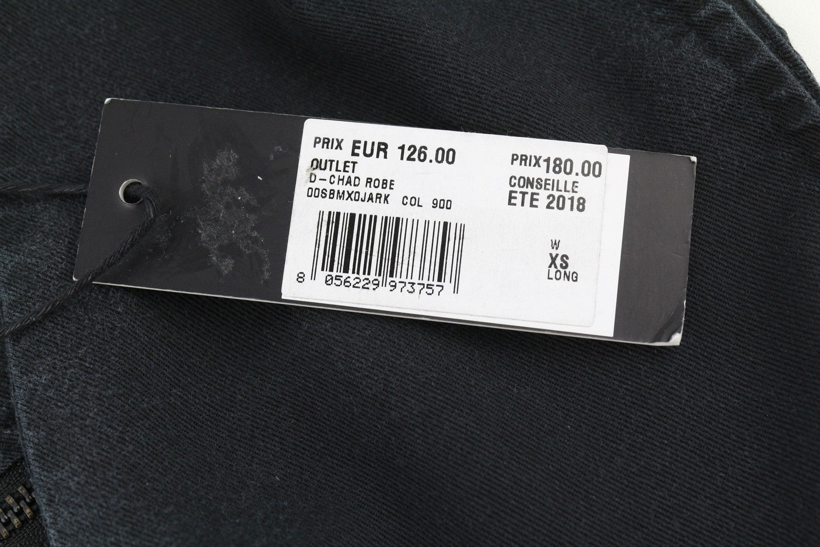 DIESEL D-Chad Women Dress XS Black Drawstring Waist Pockets Sleeveless RRP€180