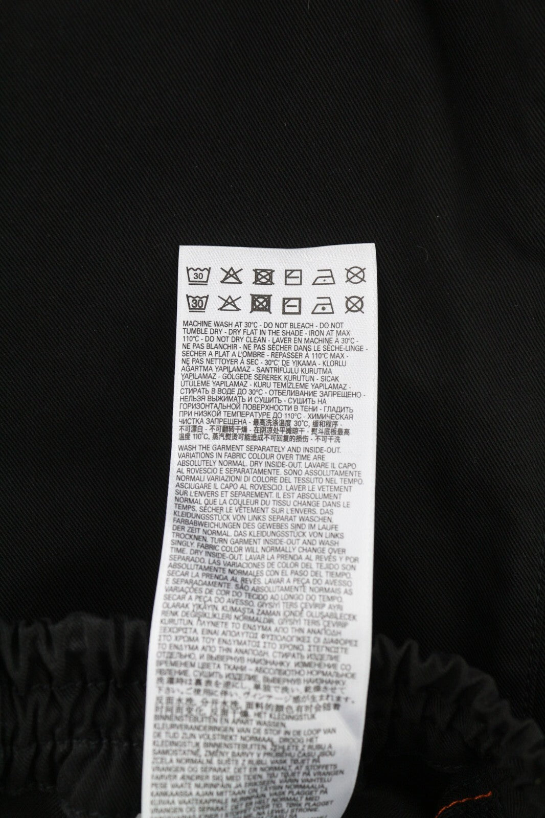 DIESEL O-Mirta-NL Womens Skirt W26 Black Elastic Waist Patch Pockets Zip RRP275