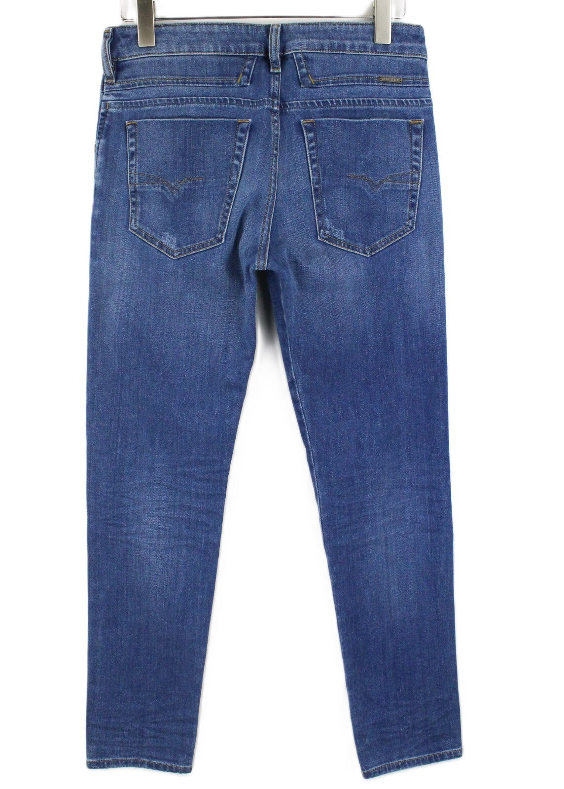 DIESEL  D-Bazer 083AX Men's Jeans W29/L30 Blue Distressed Stretch Cotton Taper