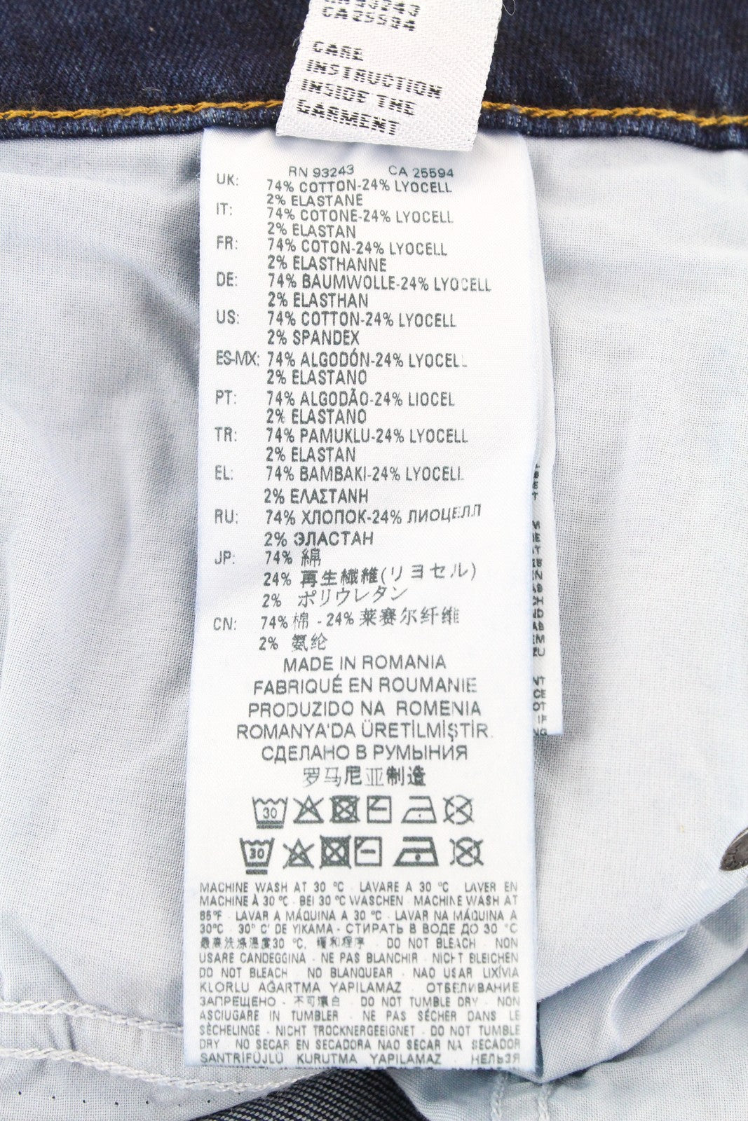 DIESEL  D-Bazer 083AT Men's Jeans W29/L34 Blue Wash Cotton Taper Denim Stretch