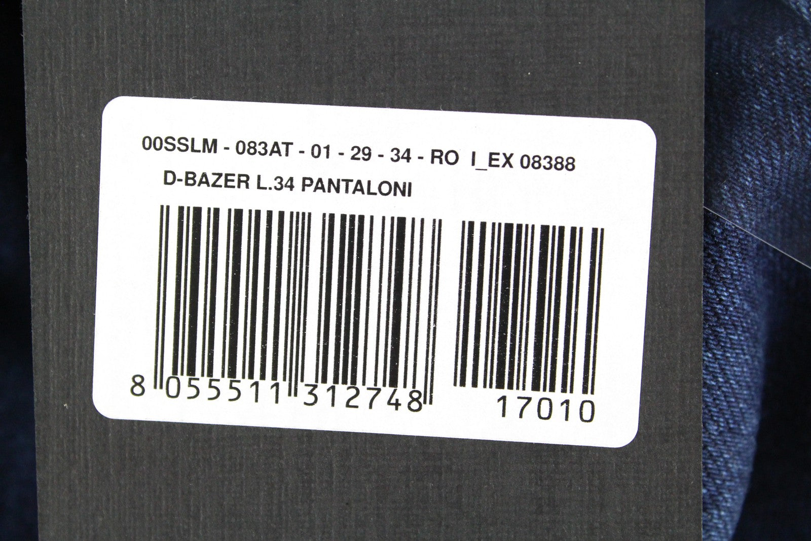 DIESEL  D-Bazer 083AT Men's Jeans W29/L34 Blue Wash Cotton Taper Denim Stretch