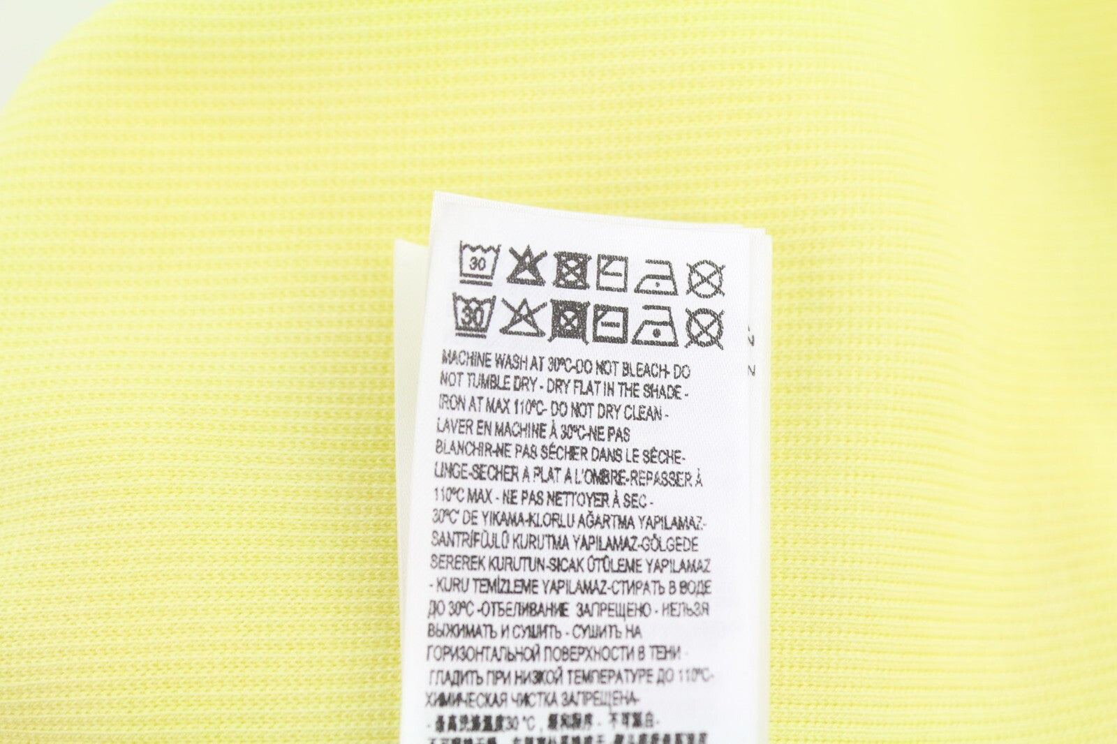 DIESEL T-Holdy Womens T-Shirt with Belt S Yellow Buttoned Crew Collar RRP€300