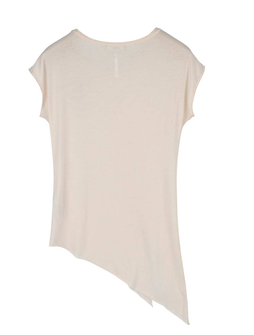 DIESEL T-Mishel Womens T-Shirt 2XS Light Short Sleeve Asymmetrical Split Crew