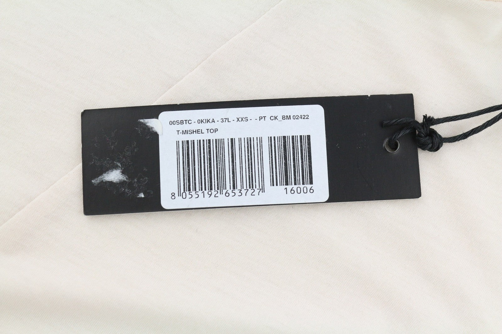 DIESEL T-Mishel Womens T-Shirt 2XS Light Short Sleeve Asymmetrical Split Crew