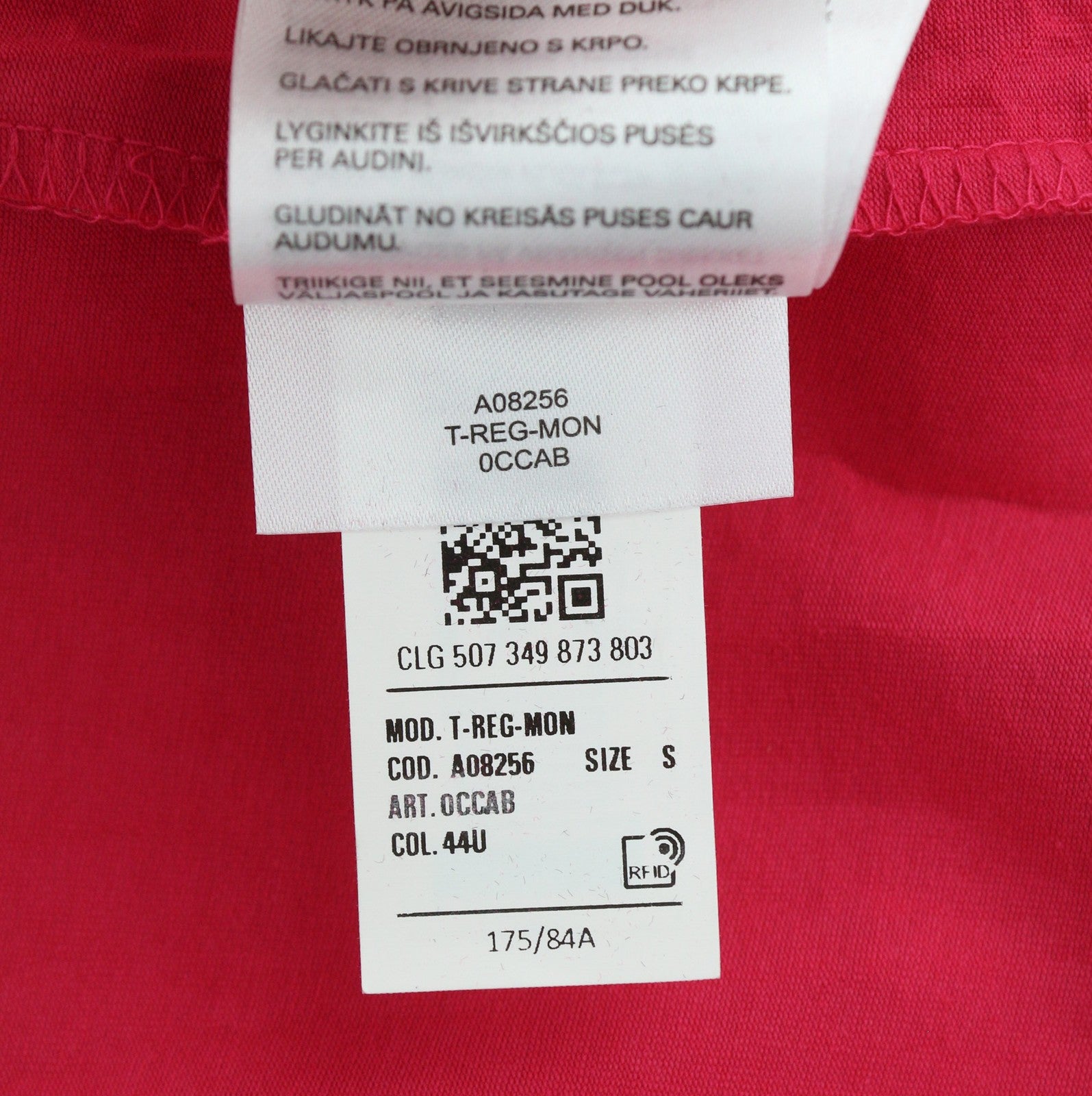 DIESEL T-Reg-Mon Womens T-Shirt S Purple Short Sleeve Crew Neck Shiny RRP€125