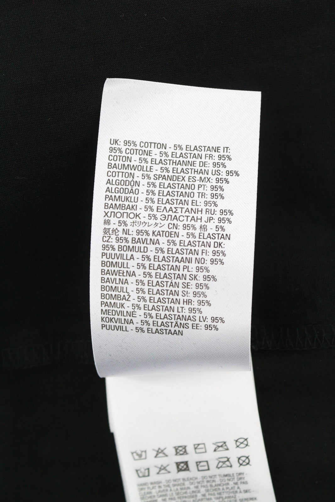 DIESEL T-Reg-Mon Womens T-Shirt M Black Short Sleeve Crew Neck Shiny RRP€125