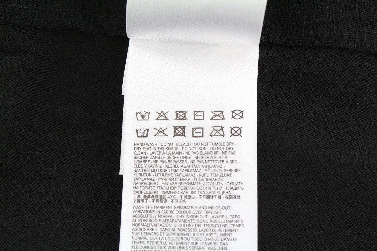 DIESEL T-Reg-Mon Womens T-Shirt M Black Short Sleeve Crew Neck Shiny RRP€125