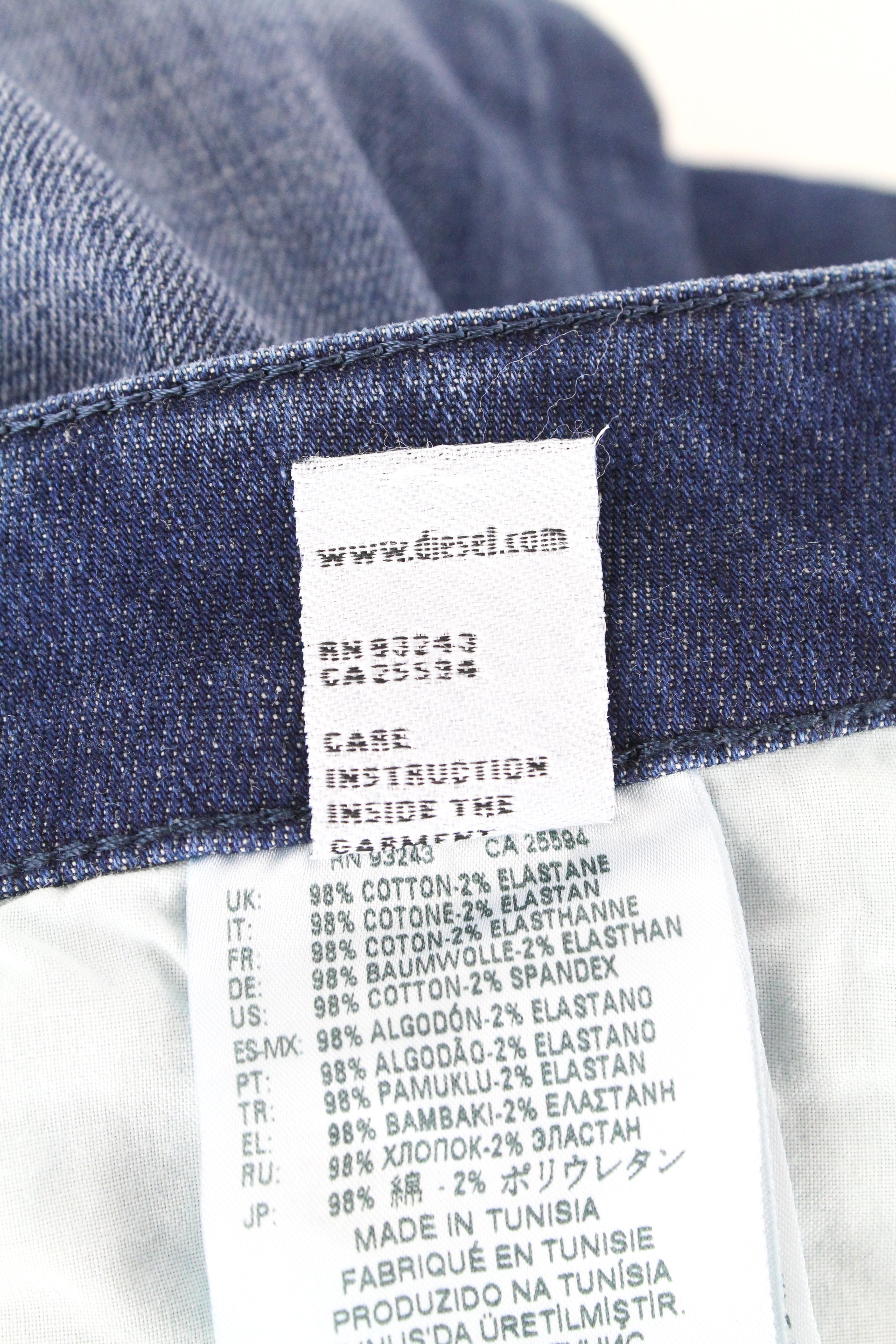 DIESEL  D-Bazer 084GR Men's Jeans W29/L32 Blue Cotton Denim Taper Fit Everyday