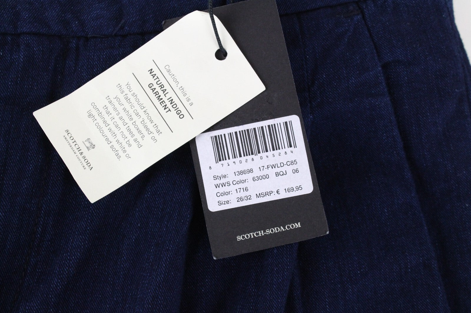 SCOTCH & SODA Women Jeans W26/L32 Loose Fit Blue Cotton Denim Casual