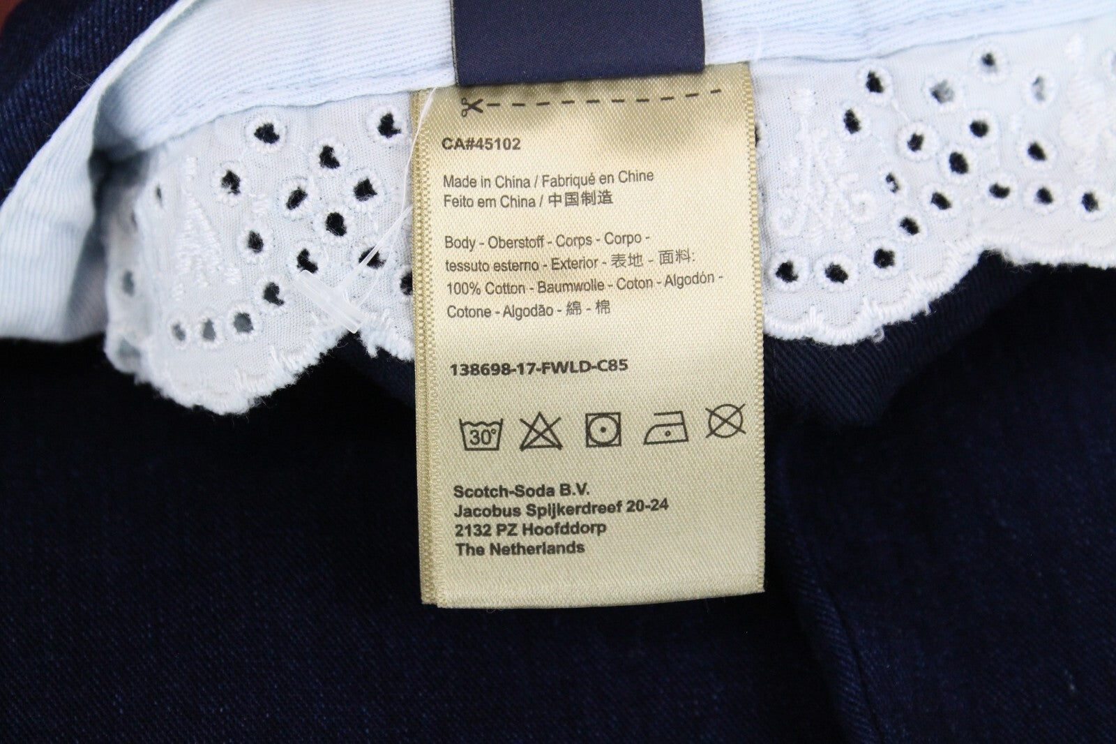 SCOTCH & SODA Women Jeans W26/L32 Loose Fit Blue Cotton Denim Casual