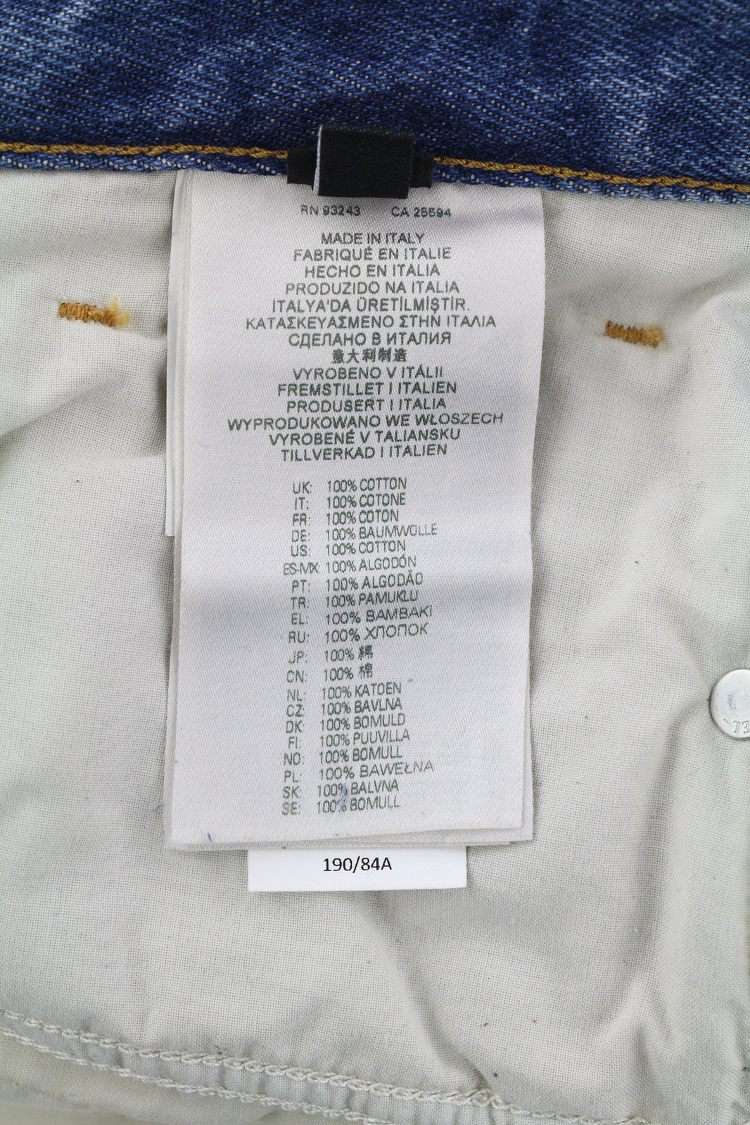 DIESEL D-Rekiv-Z 09C90 vyriški džinsai W32/L34, plėšyti, tiesūs, skalbti, rekomenduojama kaina – 295 € 