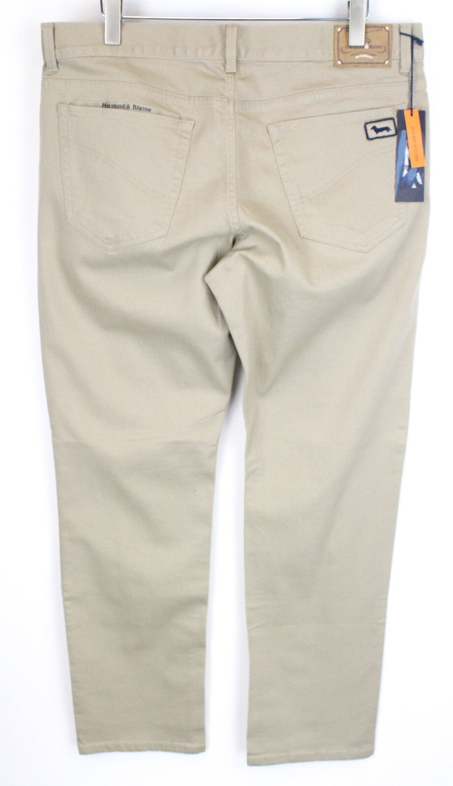 HARMONT & BLAINE Men's Regular Fit Trousers 56 Jean Style Stretch Cotton