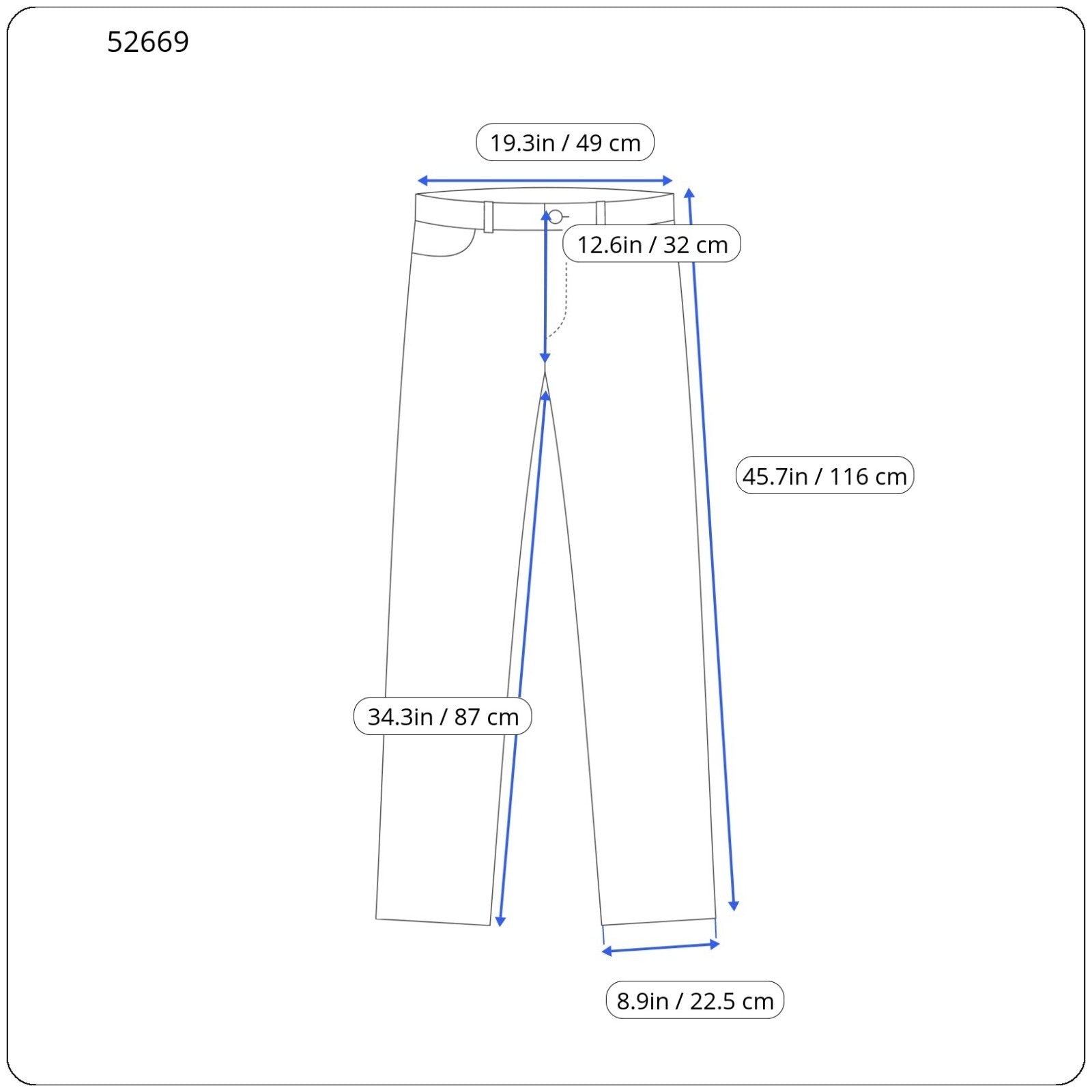 HARMONT & BLAINE Men's Regular Fit Trousers 56 Jean Style Stretch Cotton