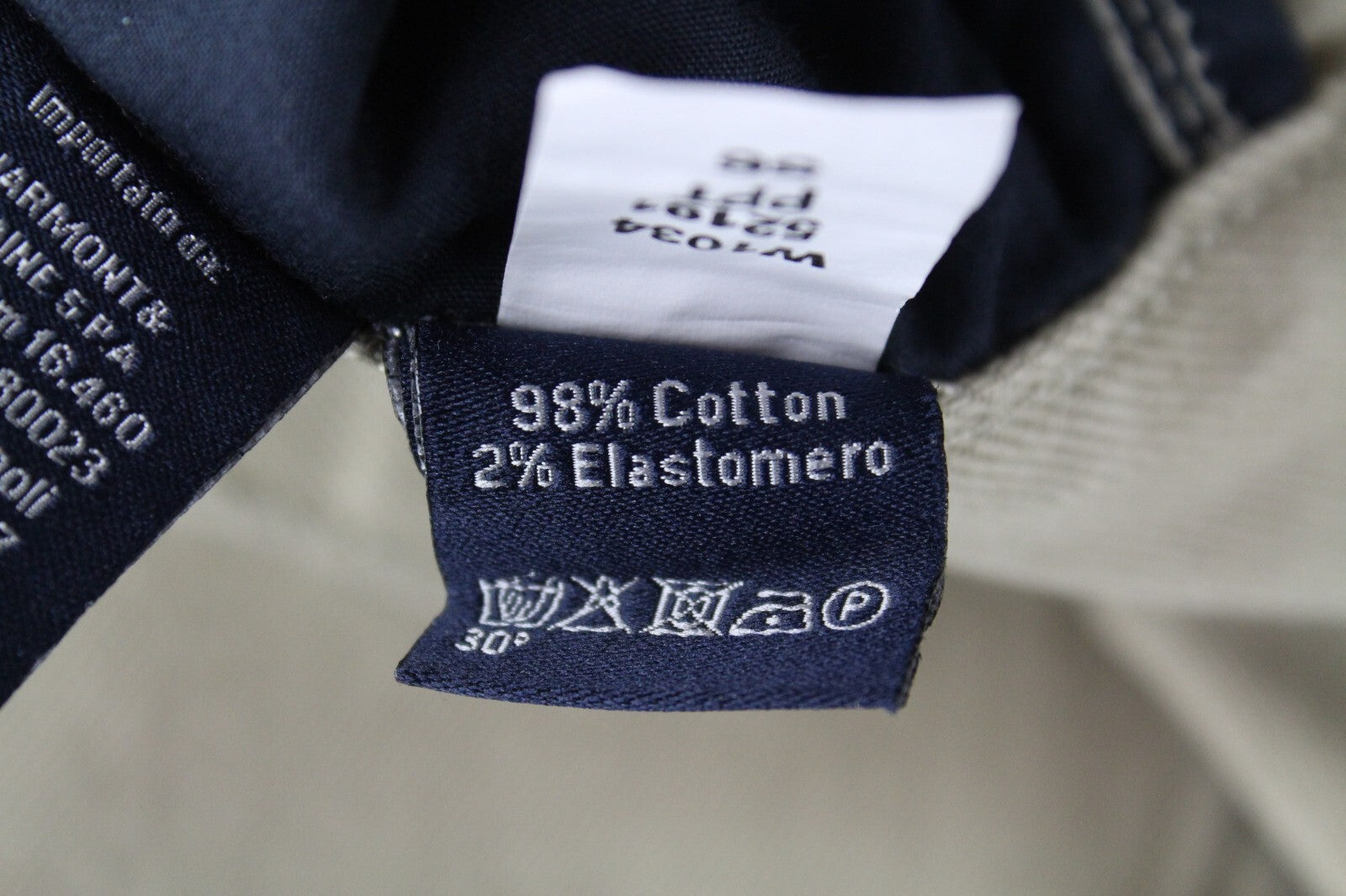 HARMONT & BLAINE Men's Regular Fit Trousers 56 Jean Style Stretch Cotton