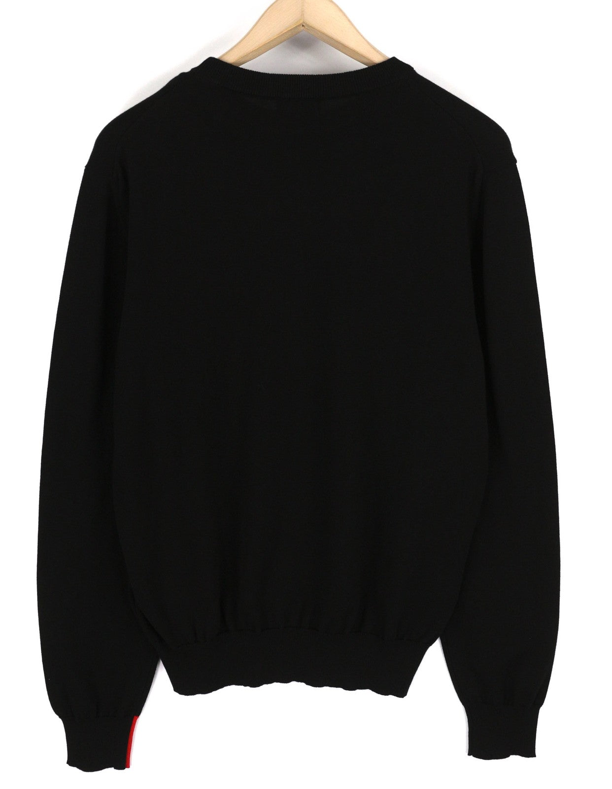 DIESEL K-Yonkers Mens Jumper M Black Pullover Crew Neck Tight-Knit RRP€175