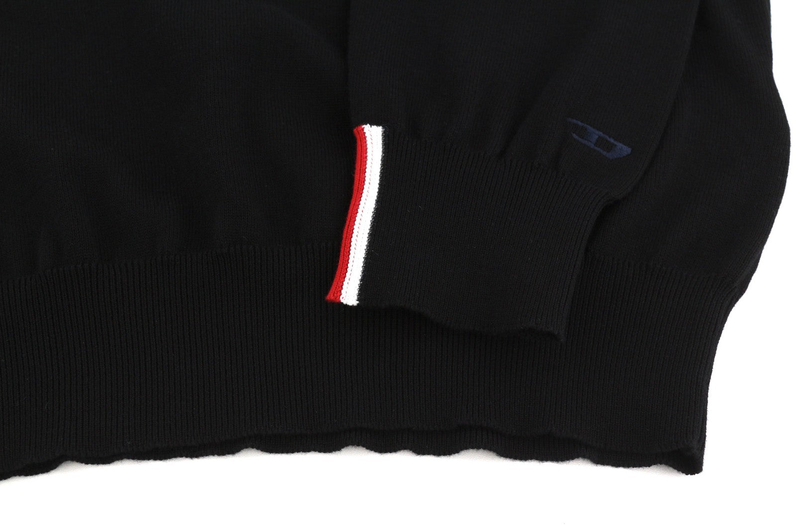 DIESEL K-Yonkers Mens Jumper M Black Pullover Crew Neck Tight-Knit RRP€175