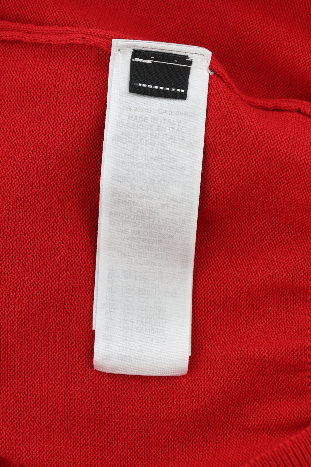 DIESEL K-Yonkers Mens Jumper M Red Pullover Crew Neck Tight-Knit  RRP€175