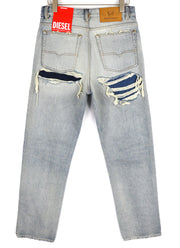 DIESEL 1955 09C90 Men Jeans W31/L30 Regular High Waist Straight Distress RRP€295