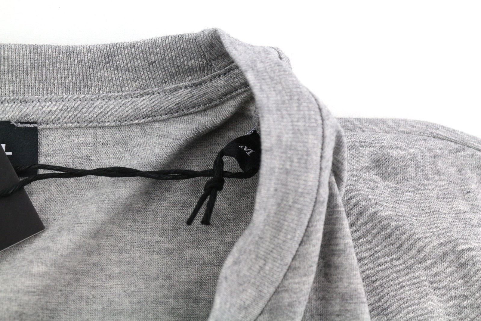 DIESEL T-Just-N45 Men T-Shirt M Short Sleeve Crew Collar Melange Grey Casual