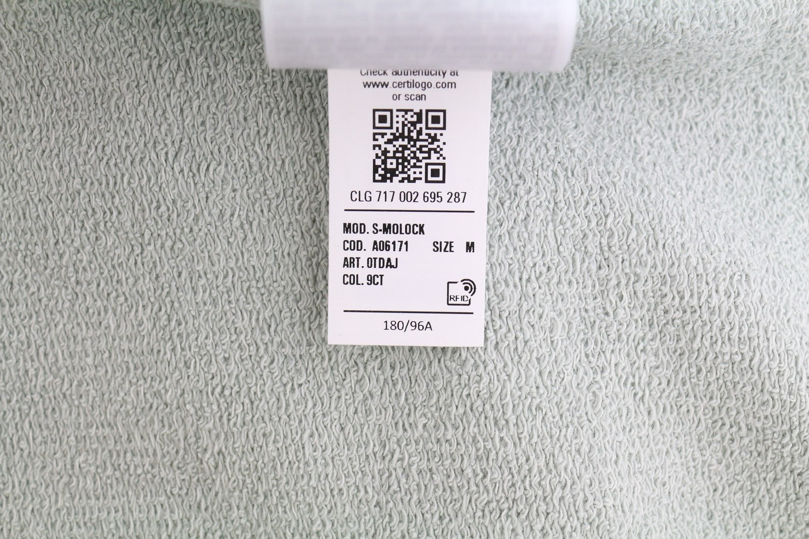 DIESEL S-Molock Mens Sweatshirt M Light Grey Pullover Oversizedd RRP€195