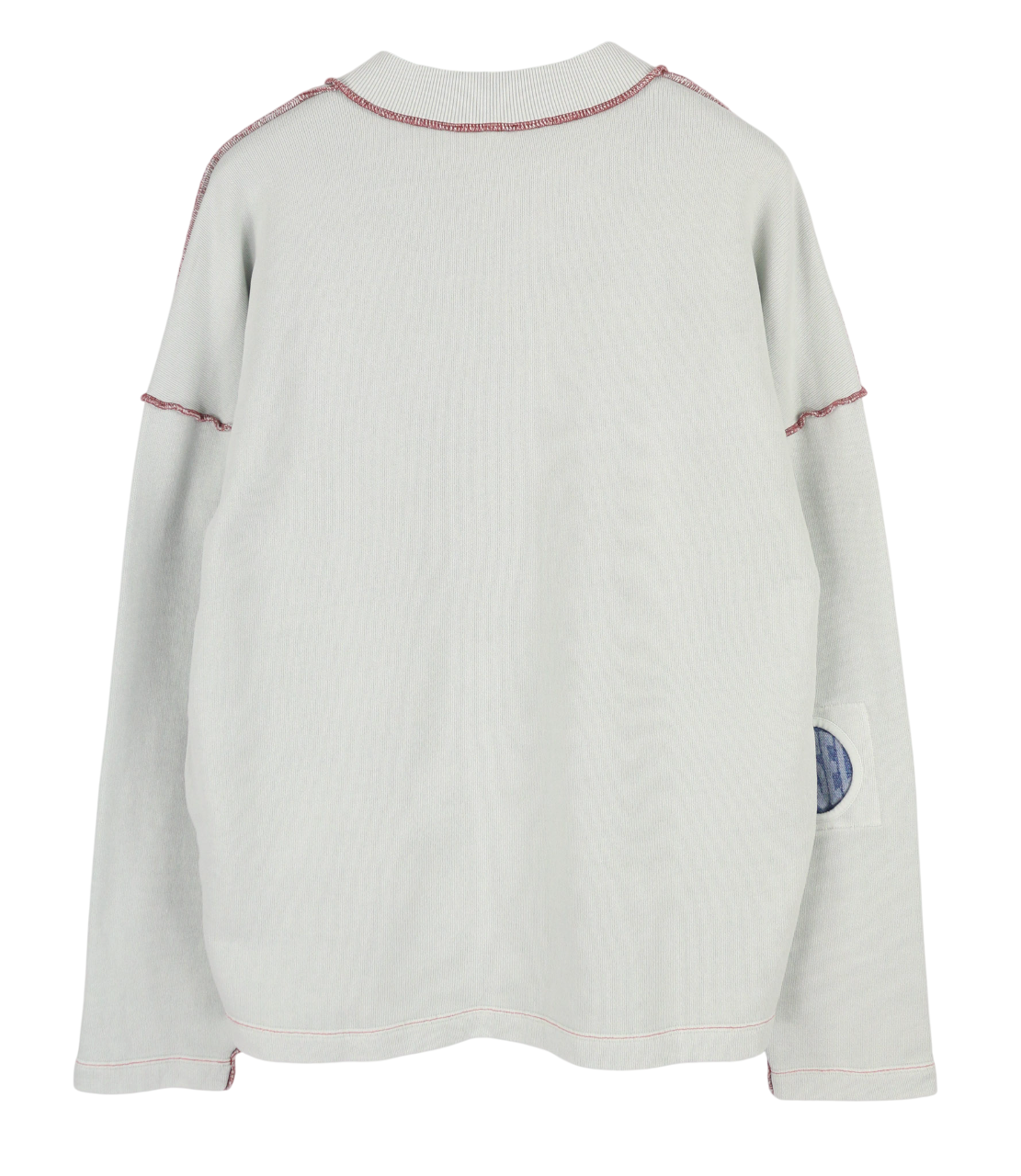 DIESEL S-Molock Mens Sweatshirt M Light Grey Pullover Oversizedd RRP€195