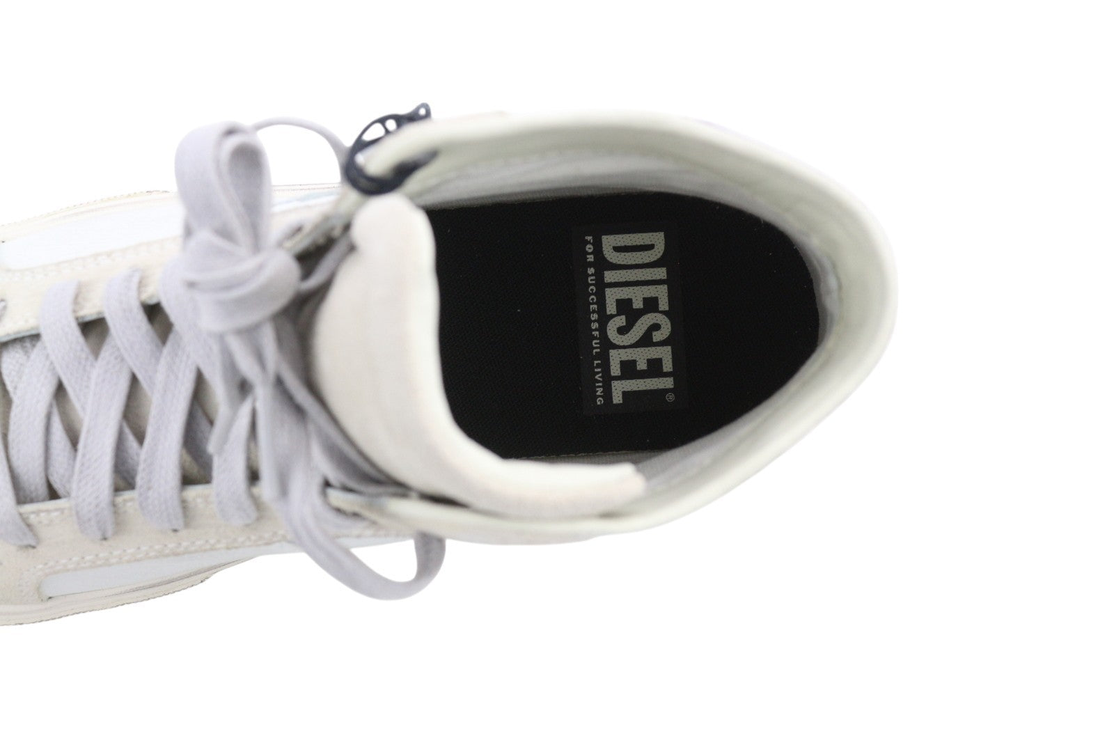 DIESEL S-Mydori ML W Women Sneakers EU36 White Leather Mid Top Laced RRP€220