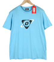 DIESEL T-Diegos-K24 Men T-Shirt 3XL Short Sleeve Crew Neck Tricot Logo Casual