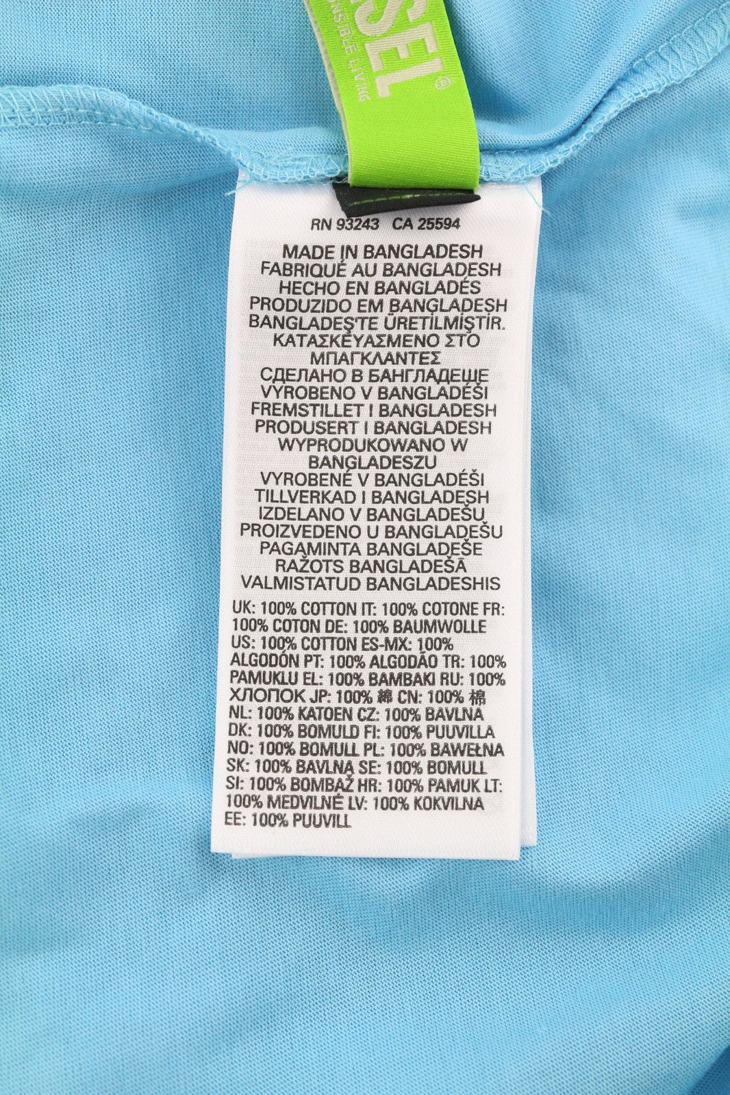 DIESEL T-Diegos-K24 Men T-Shirt 3XL Short Sleeve Crew Neck Tricot Logo Casual