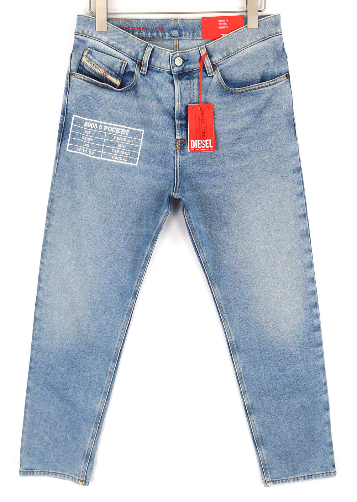 DIESEL 2005 D-Fining 9B92S Men Jeans W32/L32 Regular Mid Waist Tapered RRP160