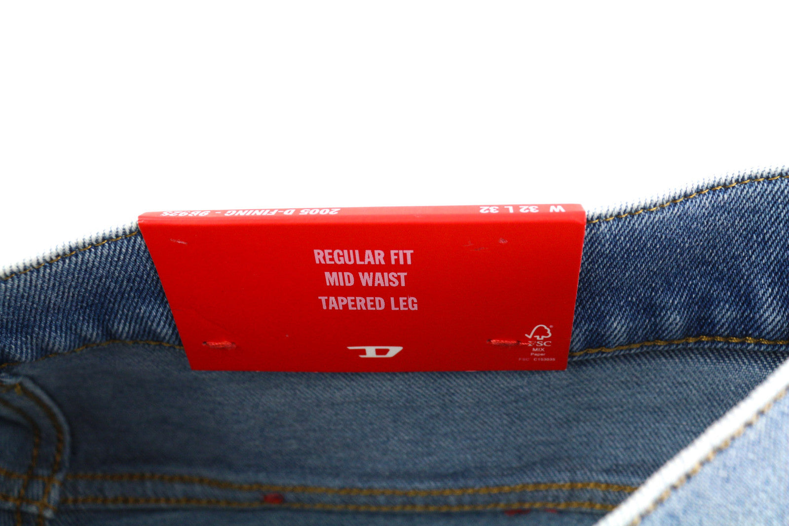 DIESEL 2005 D-Fining 9B92S Men Jeans W32/L32 Regular Mid Waist Tapered RRP160