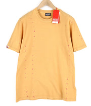 DIESEL T-Just-E25 Men T-Shirt L Short Sleeve Crew Neck Tricot Logo Light RRP€110