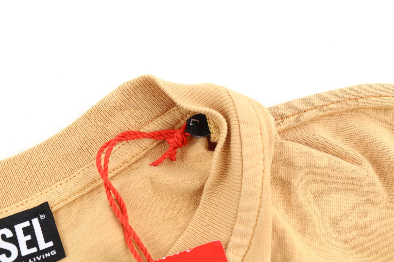 DIESEL T-Just-E25 Men T-Shirt L Short Sleeve Crew Neck Tricot Logo Light RRP€110