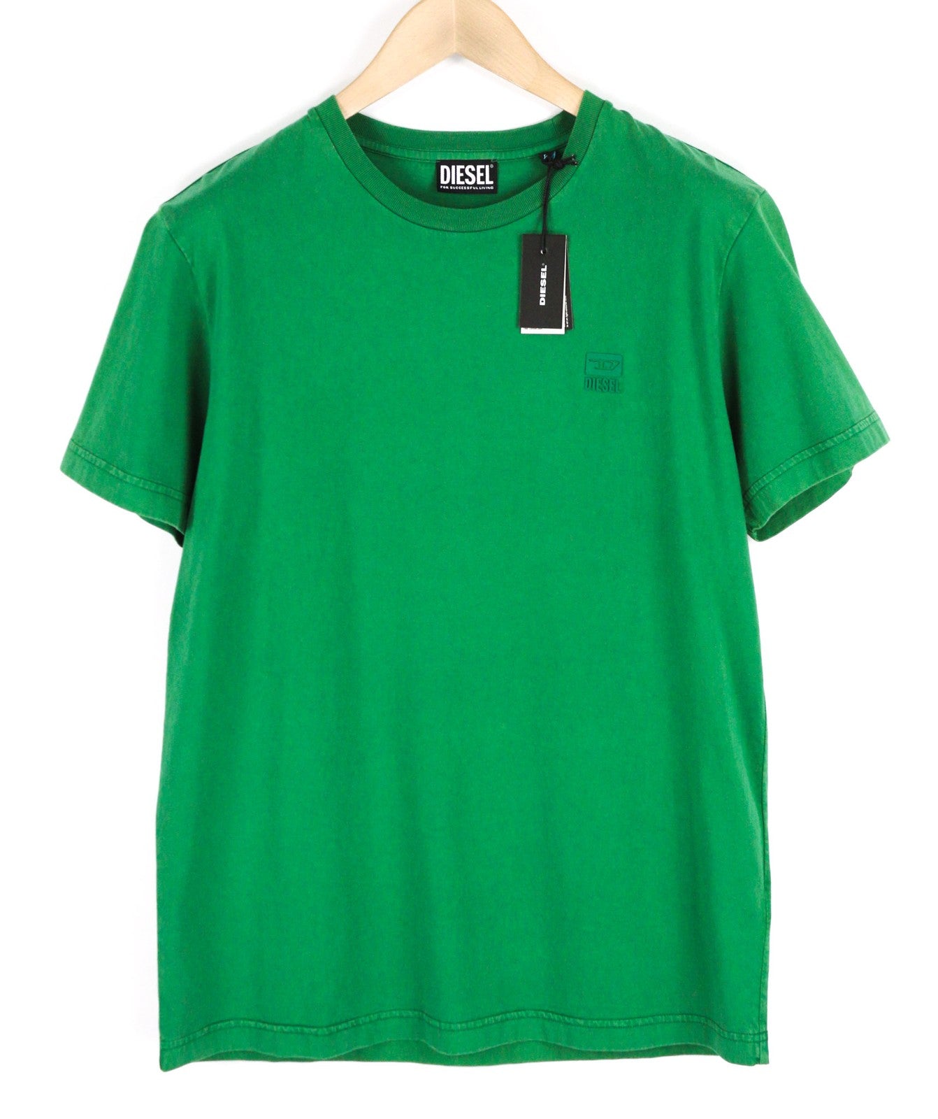 DIESEL T-Diegos-K31 Men T-Shirt L Short Sleeve Crew Neck Tricot Logo Casual