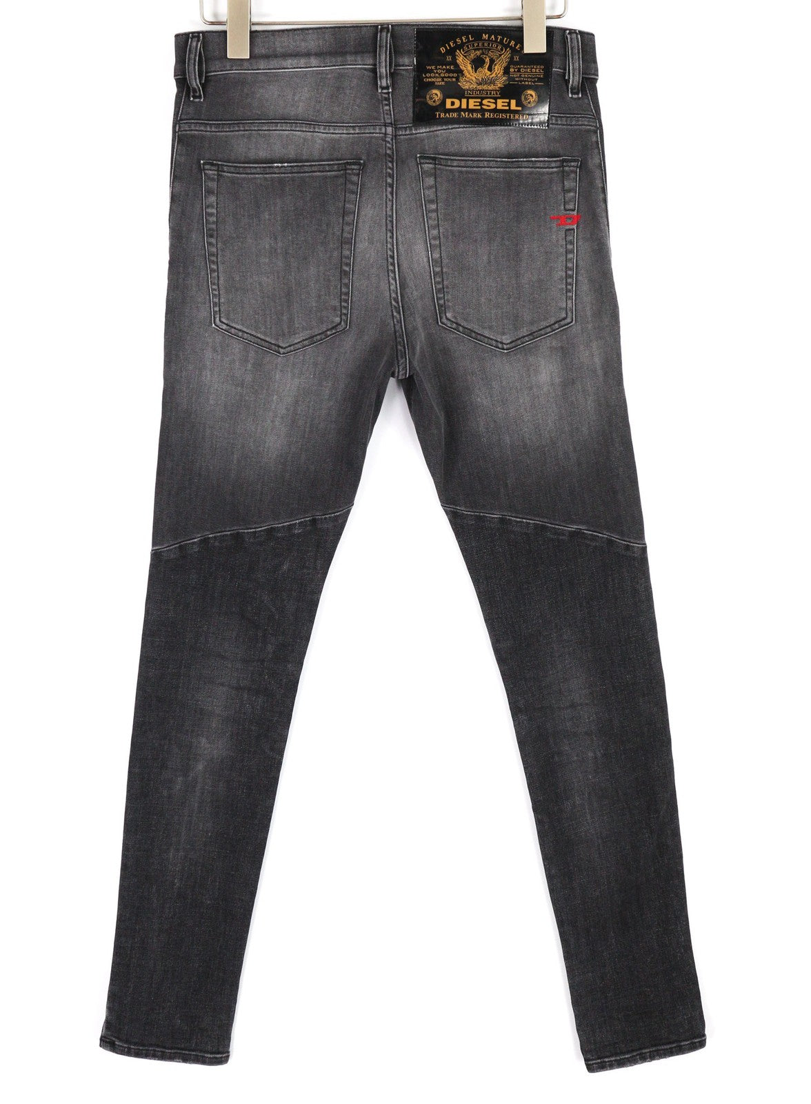 DIESEL D-Amny 009QE Mens Jeans W32/L32 Skinny  Stretchy Washed Black RRP€225