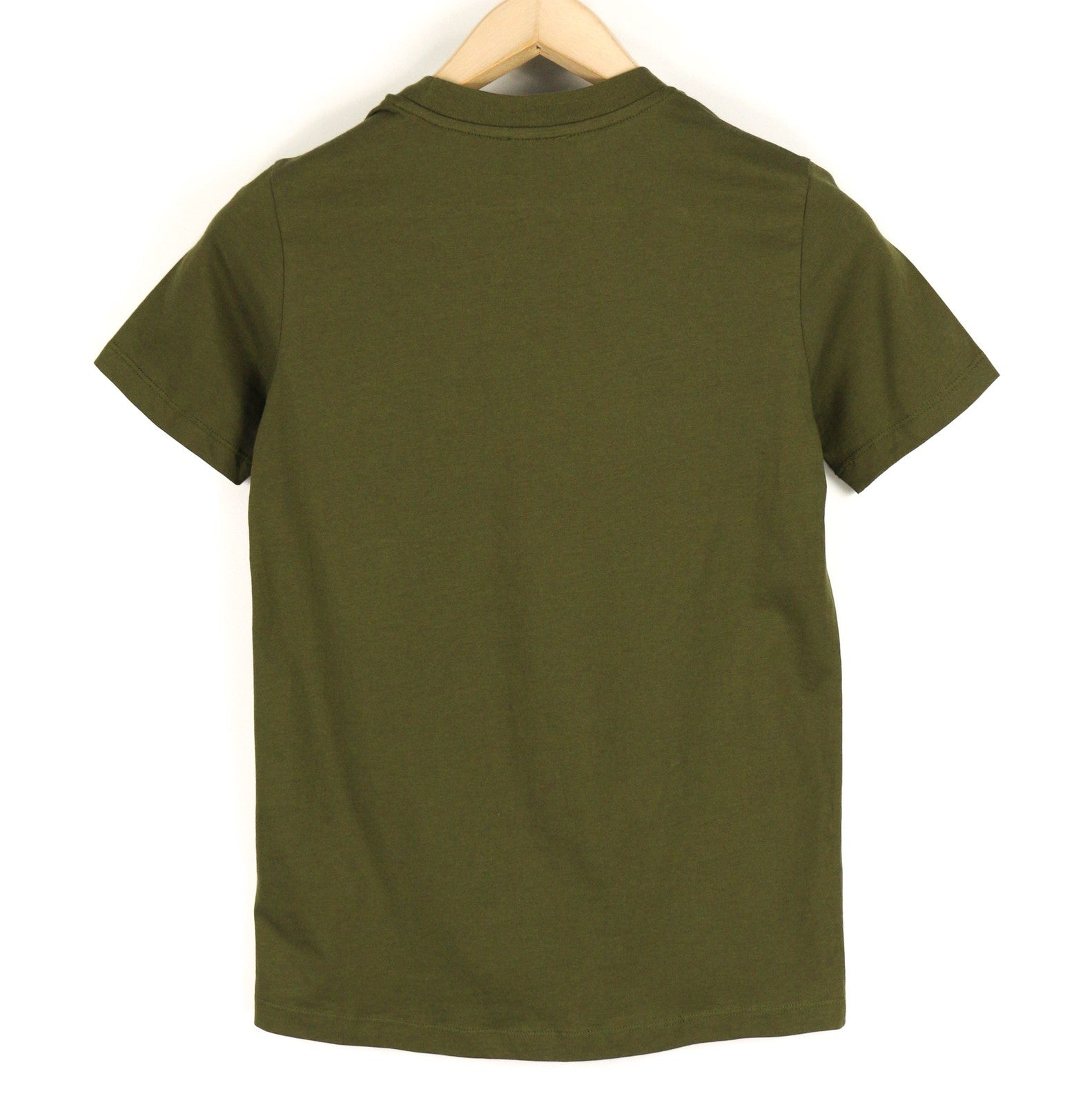 DIESEL T-Sily-K10 Women T-Shirt XS Short Sleeve Crew Neck Tricot Khaki Casual