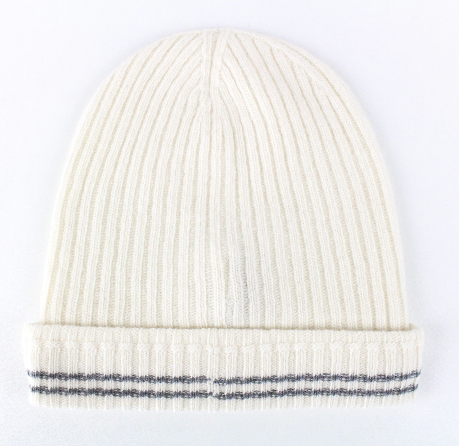 HARMONT & BLAINE Unisex Beanie OS Beige Wool Casual Logo Knit Hat