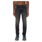 DIESEL Sleenker 09D88 Mens Jeans W33/L32 Low Waist Skinny  Washed Dark RRP€225