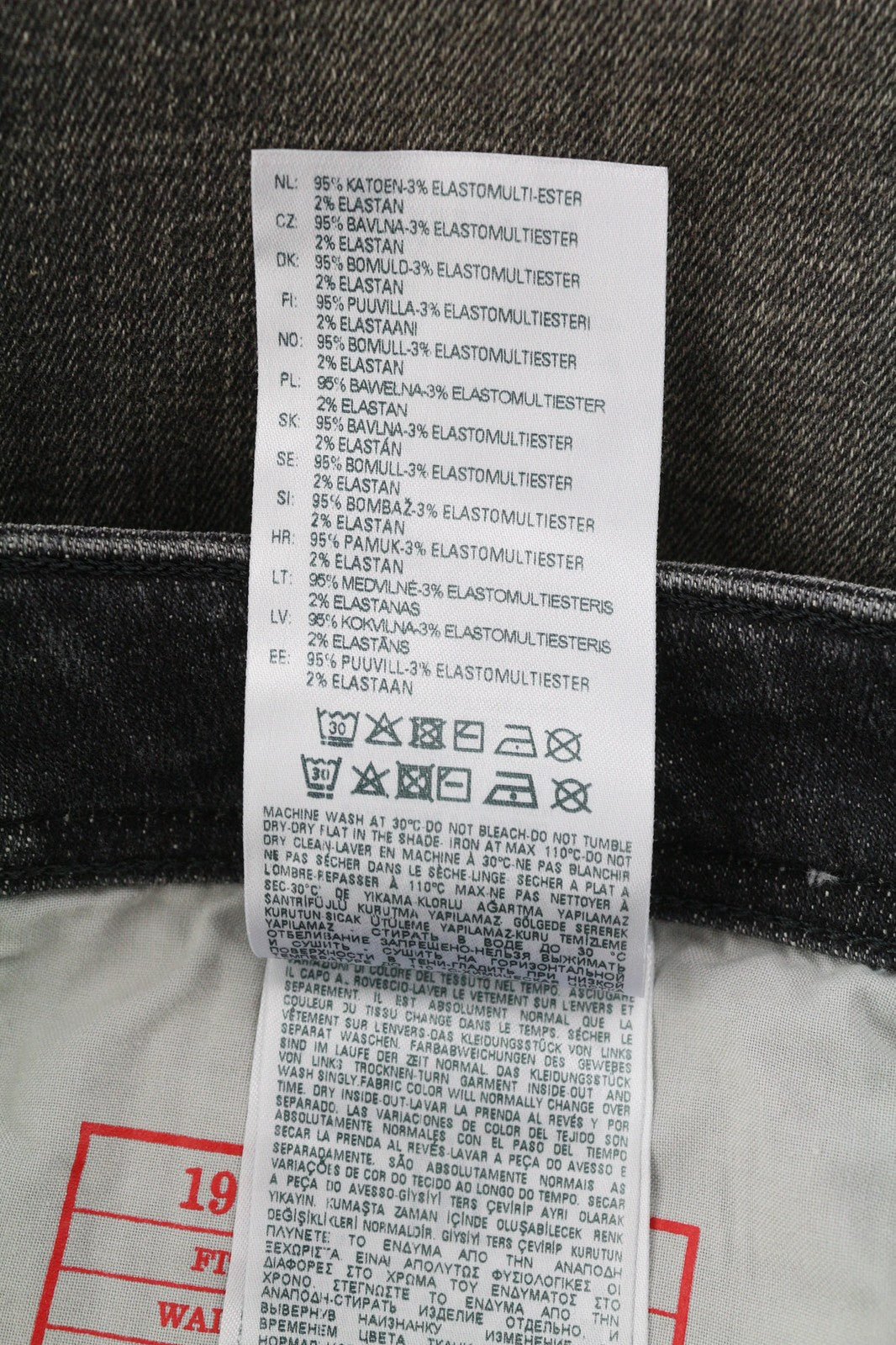 DIESEL Sleenker 09D88 Mens Jeans W33/L32 Low Waist Skinny  Washed Dark RRP€225