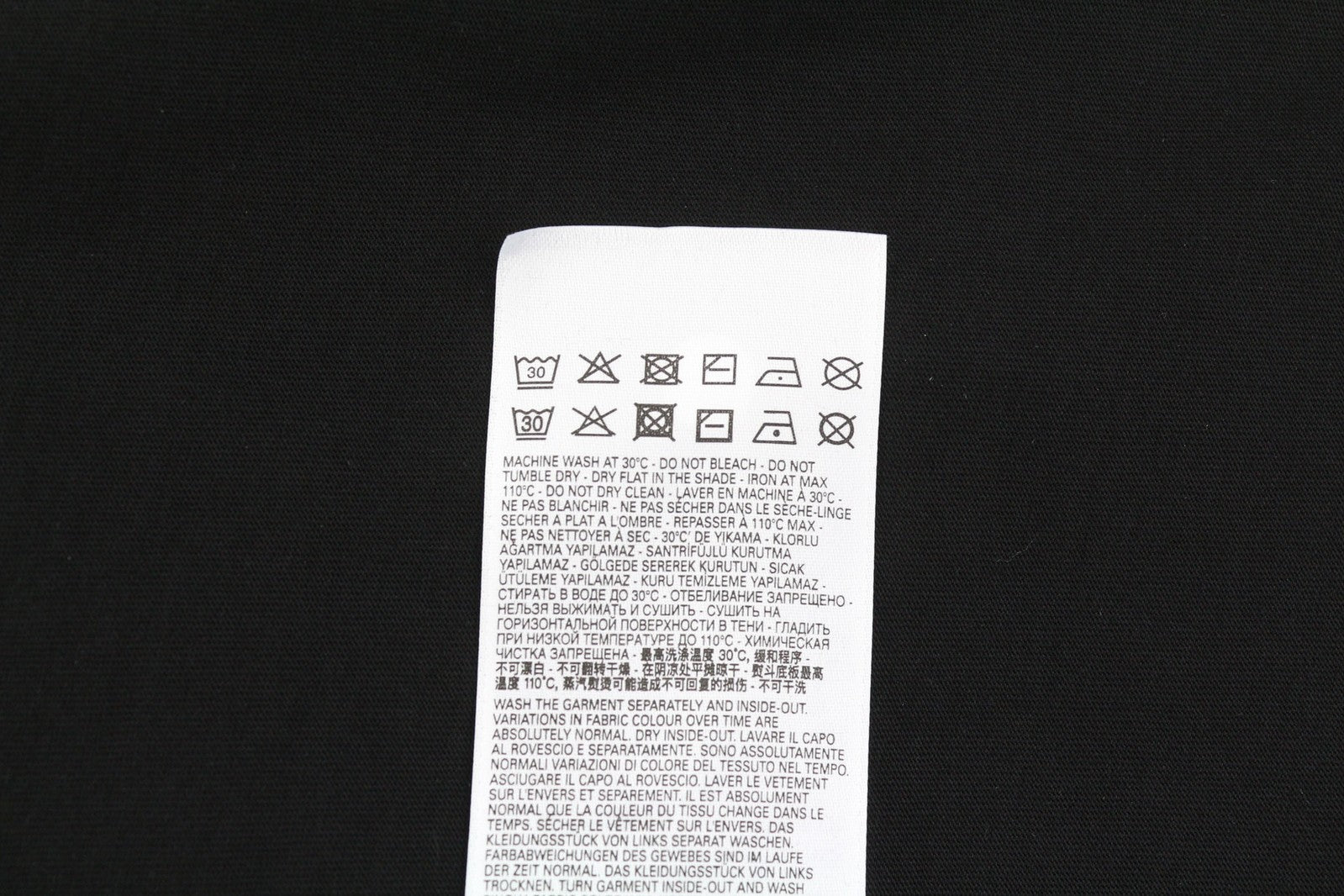 DIESEL T-Just-K2 Men T-Shirt L Short Sleeve Crew Neck Tricot Logo Black Casual