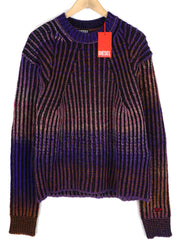 DIESEL K-Oakland Mens Jumper L Pullover Wool Blend Knitted Crew Neck RRP€225