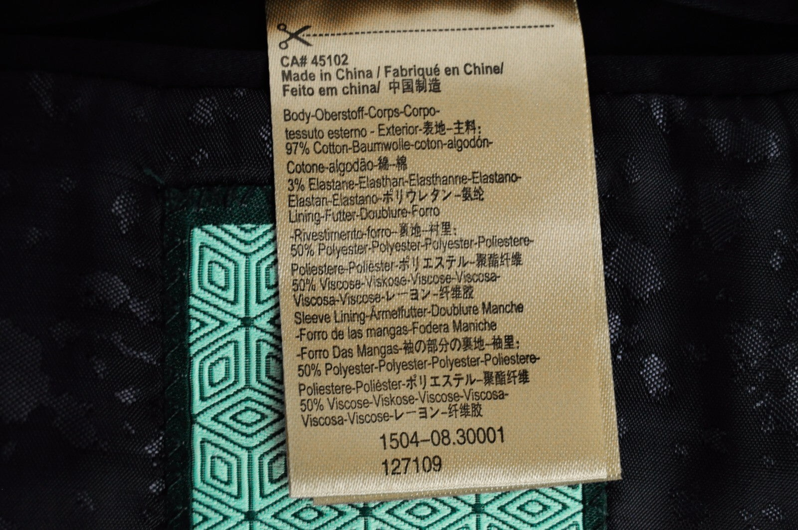 SCOTCH & SODA Men Blazer XL Navy Cotton Classic Single-Breasted Jacket