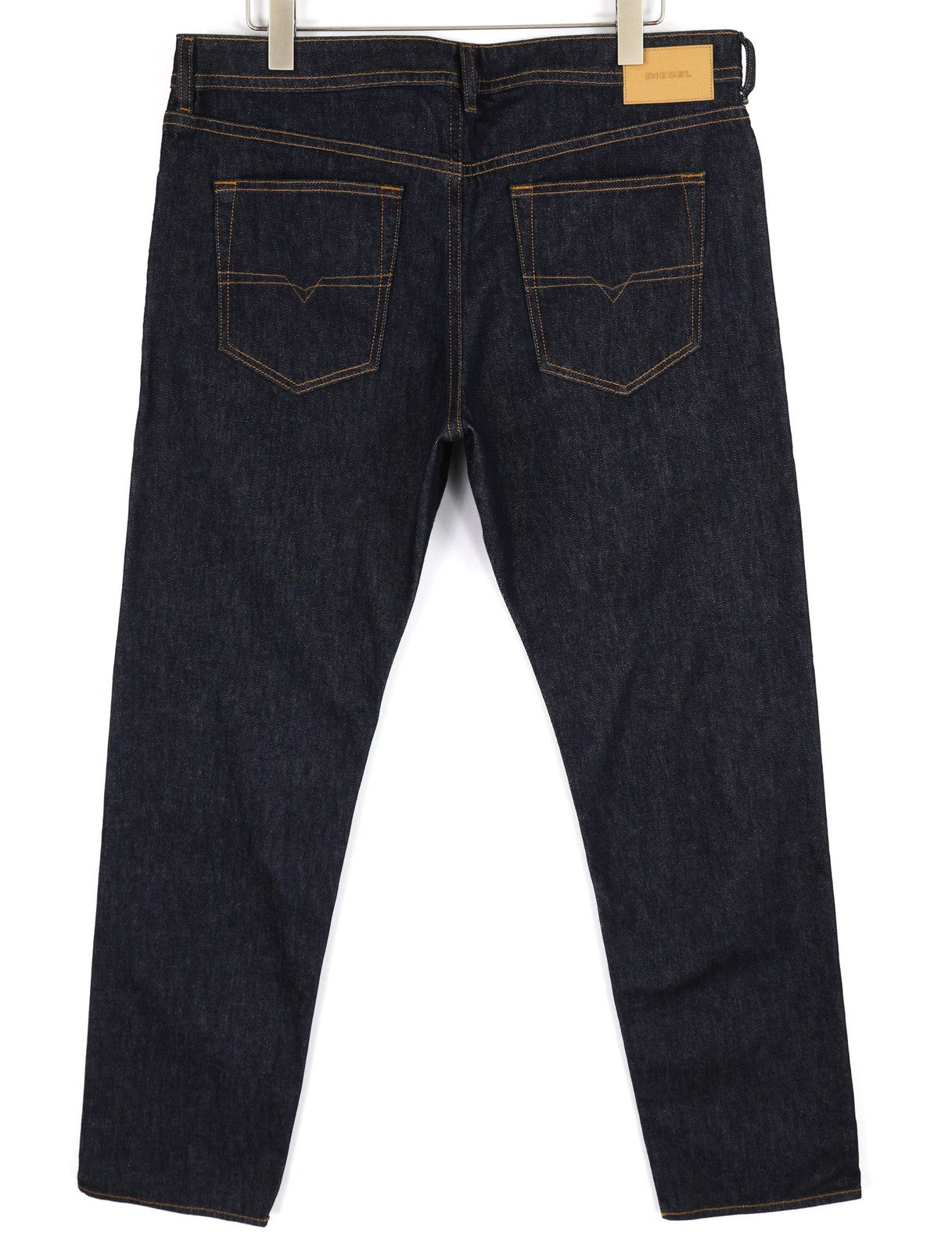 DIESEL Buster 084HN Mens Jeans W36/L32 Tapered Stretchy Buttoned Dark Blue