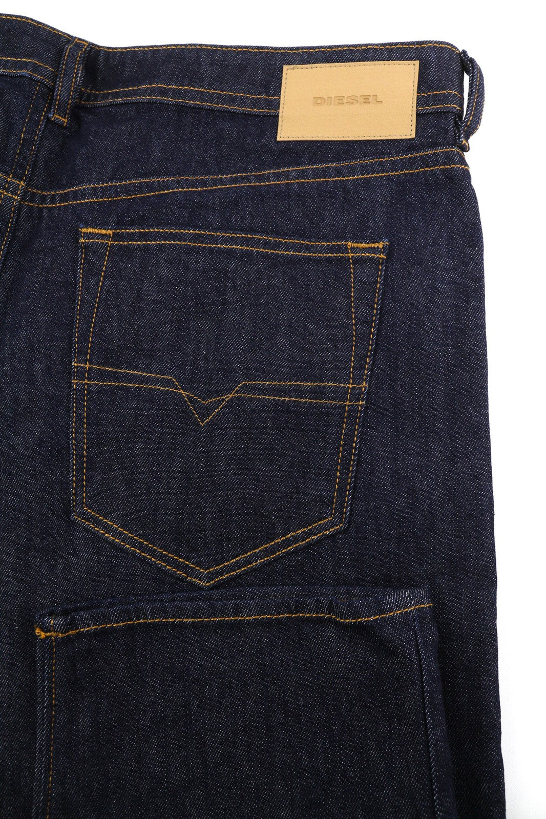 DIESEL Buster 084HN Mens Jeans W36/L32 Tapered Stretchy Buttoned Dark Blue