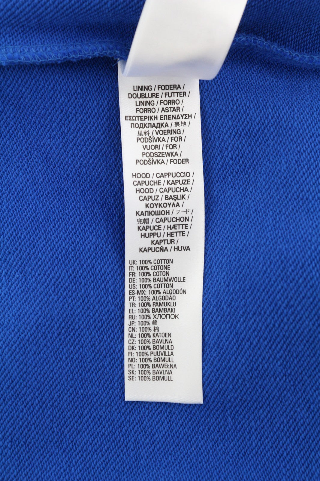 DIESEL S-Muster Mens Hoodie XL Blue Oversized Pullover Hooded Pocket RRP€150